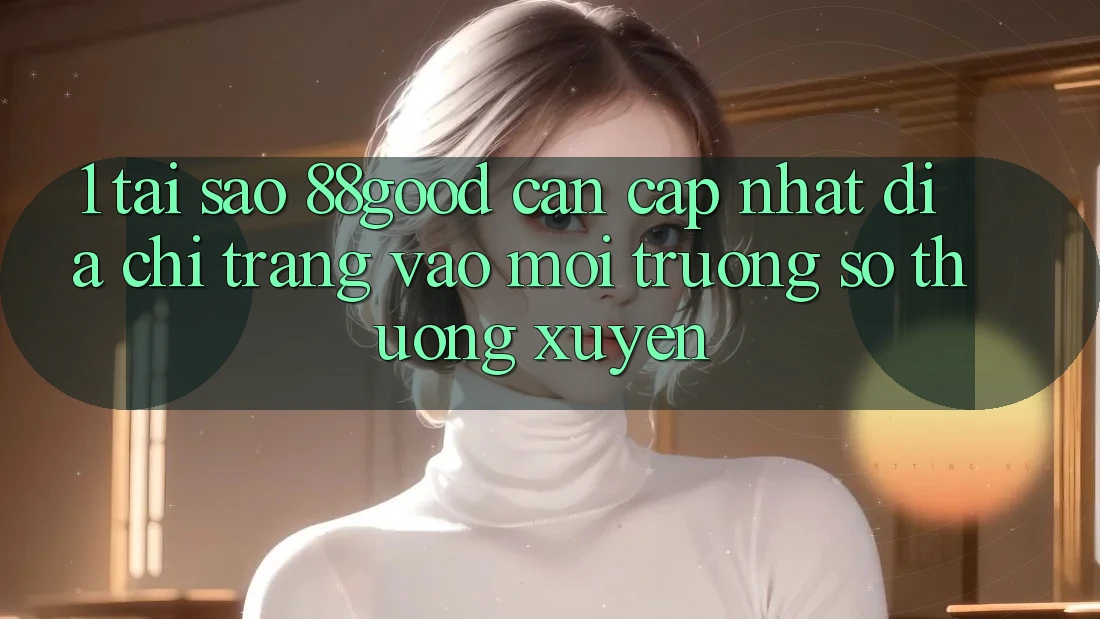 1. Tại Sao 88good Cần Cập Nhật Địa chỉ trang Vào Môi trường số Thường Xuyên?