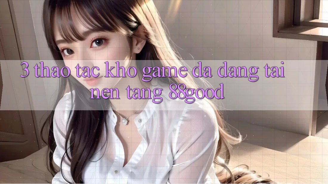 3. Thao tác Kho Game Đa Dạng Tại Nền Tảng 88good 3. Thao tác Kho Game Đa Dạng Tại Nền Tảng 88good