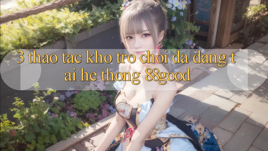 3. Thao tác Kho Trò chơi Đa Dạng Tại Hệ thống 88good 3. Thao tác Kho Trò chơi Đa Dạng Tại Hệ thống 88good