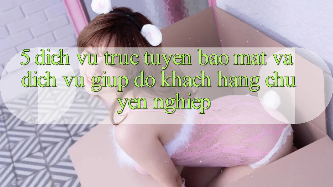 5. Dịch vụ trực tuyến Bảo Mật Và Dịch Vụ Giúp đỡ Khách Hàng Chuyên Nghiệp 5. Dịch vụ trực tuyến Bảo Mật Và Dịch Vụ Giúp đỡ Khách Hàng Chuyên Nghiệp