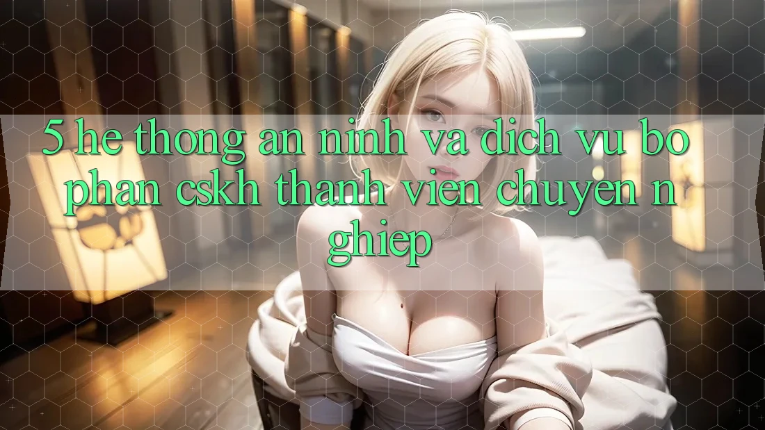 5. Hệ Thống An ninh Và Dịch Vụ Bộ phận CSKH Thành viên Chuyên Nghiệp