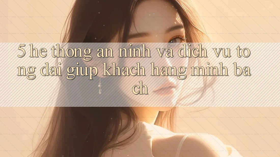 5. Hệ Thống An ninh Và Dịch Vụ Tổng đài giúp Khách Hàng Minh bạch 5. Hệ Thống An ninh Và Dịch Vụ Tổng đài giúp Khách Hàng Minh bạch