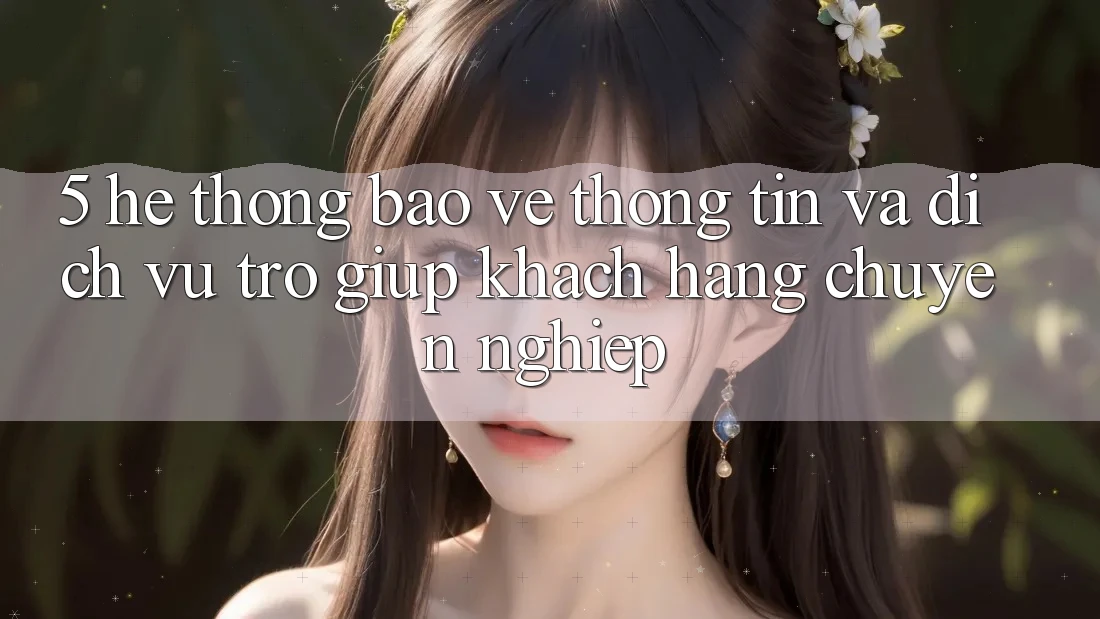 5. Hệ Thống Bảo vệ thông tin Và Dịch Vụ Trợ giúp Khách Hàng Chuyên Nghiệp