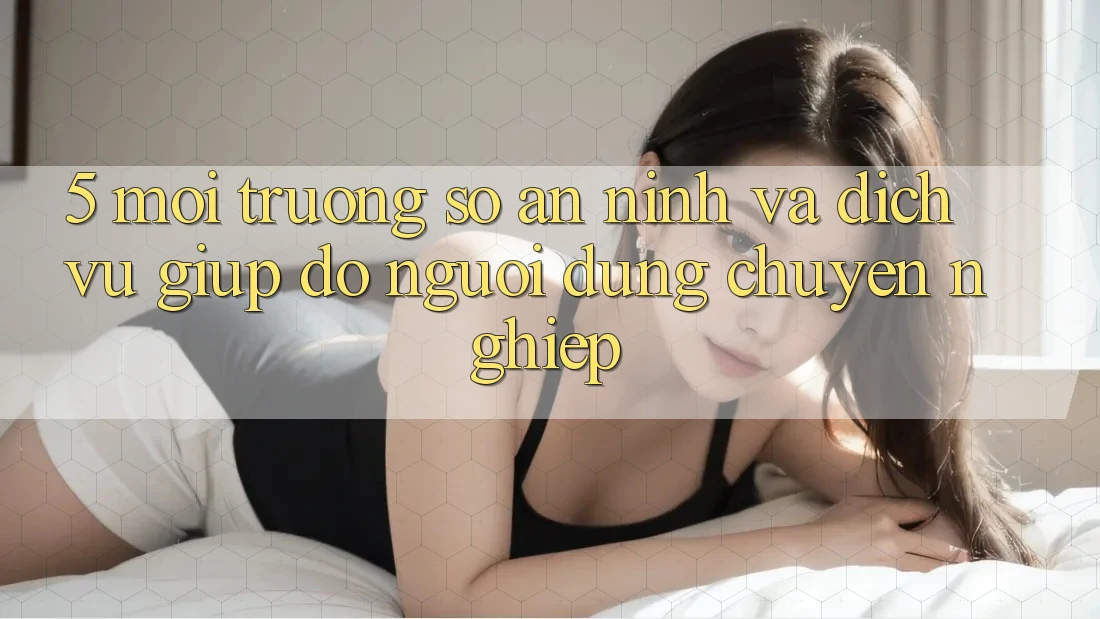 5. Môi trường số An ninh Và Dịch Vụ Giúp đỡ Người dùng Chuyên Nghiệp
