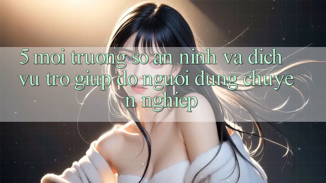 5. Môi trường số An ninh Và Dịch Vụ Trợ giúp đỡ Người dùng Chuyên Nghiệp