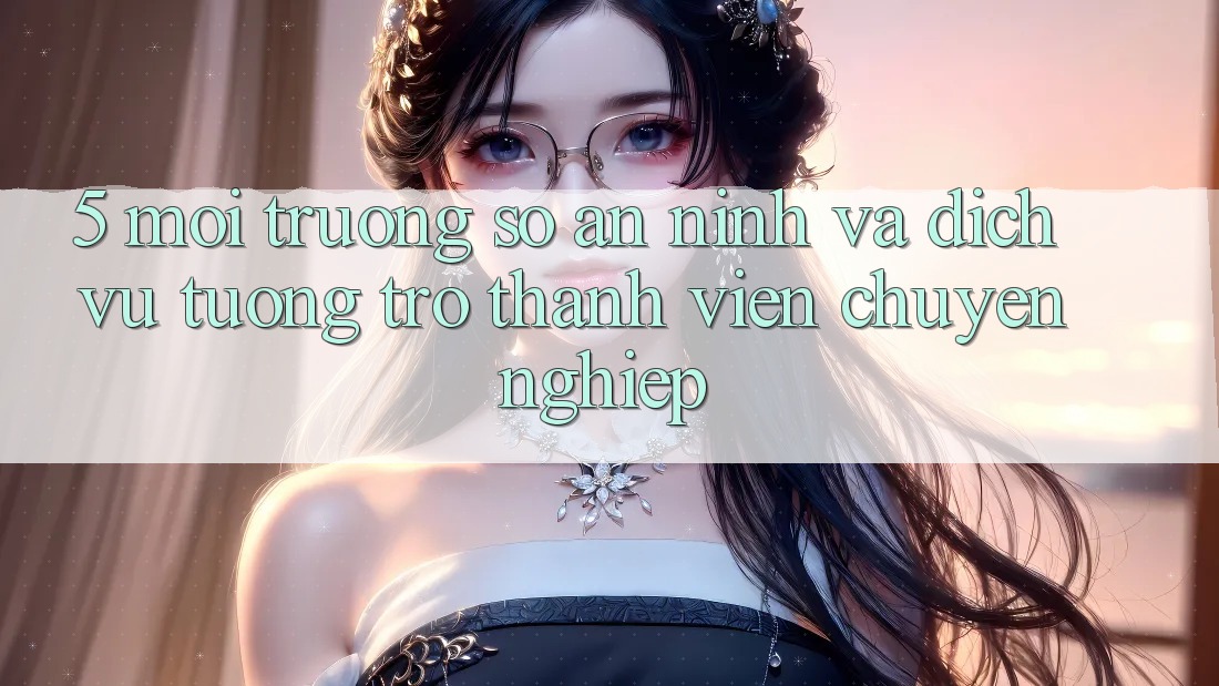 5. Môi trường số An ninh Và Dịch Vụ Tương trợ Thành viên Chuyên Nghiệp 5. Môi trường số An ninh Và Dịch Vụ Tương trợ Thành viên Chuyên Nghiệp