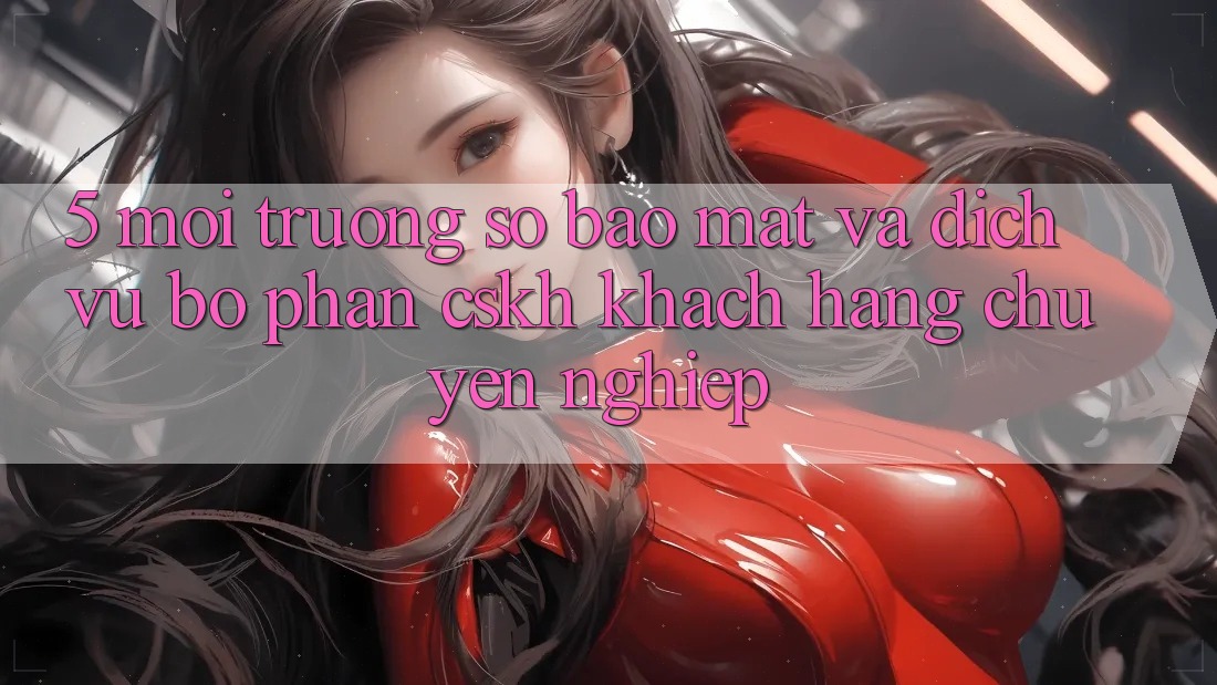 5. Môi trường số Bảo Mật Và Dịch Vụ Bộ phận CSKH Khách Hàng Chuyên Nghiệp 5. Môi trường số Bảo Mật Và Dịch Vụ Bộ phận CSKH Khách Hàng Chuyên Nghiệp