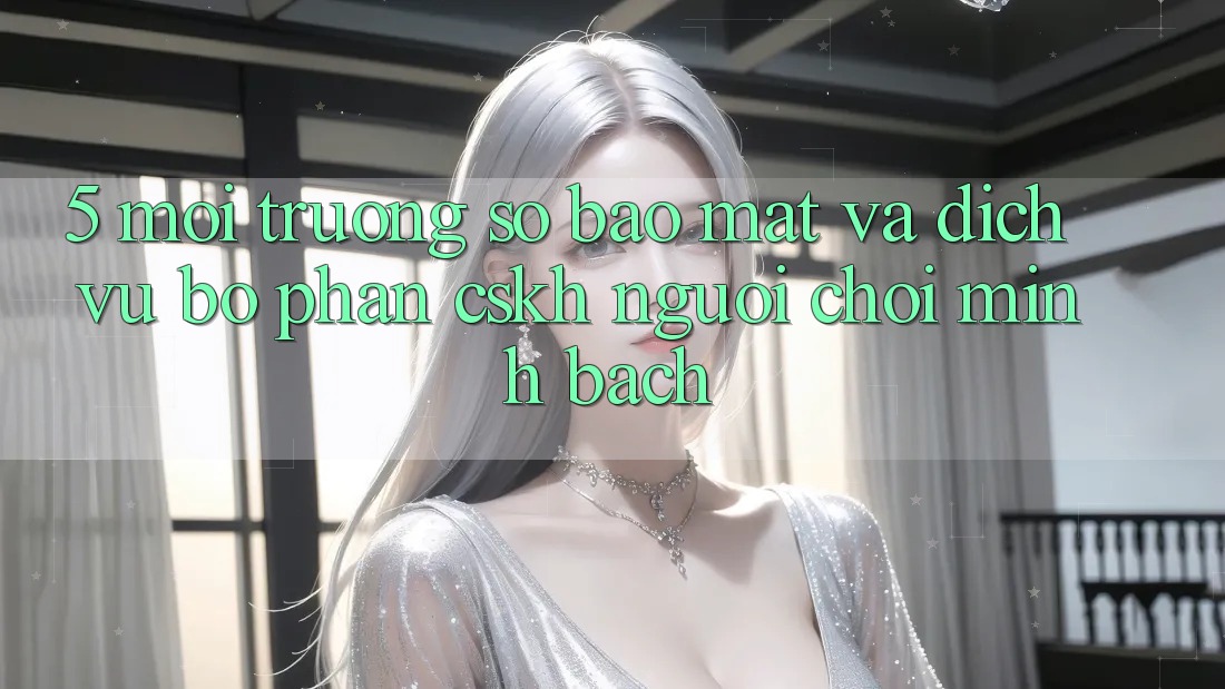 5. Môi trường số Bảo Mật Và Dịch Vụ Bộ phận CSKH Người chơi Minh bạch
