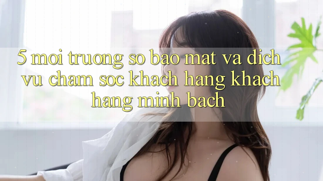 5. Môi trường số Bảo Mật Và Dịch Vụ Chăm sóc khách hàng Khách Hàng Minh bạch