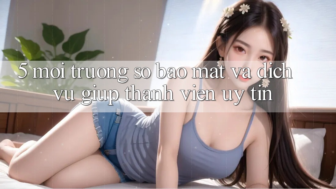 5. Môi trường số Bảo Mật Và Dịch Vụ Giúp Thành viên Uy tín