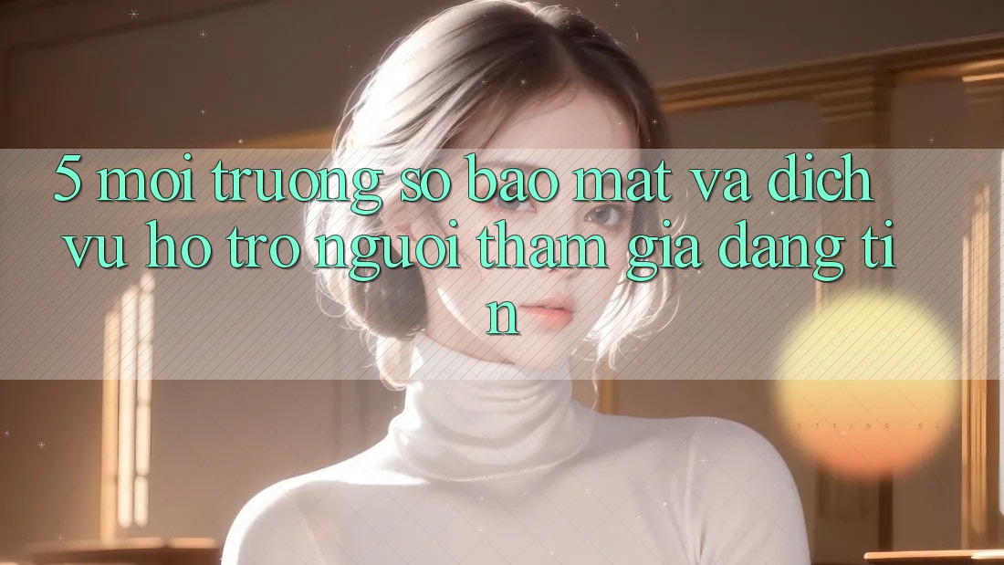 5. Môi trường số Bảo Mật Và Dịch Vụ Hỗ Trợ Người tham gia Đáng tin