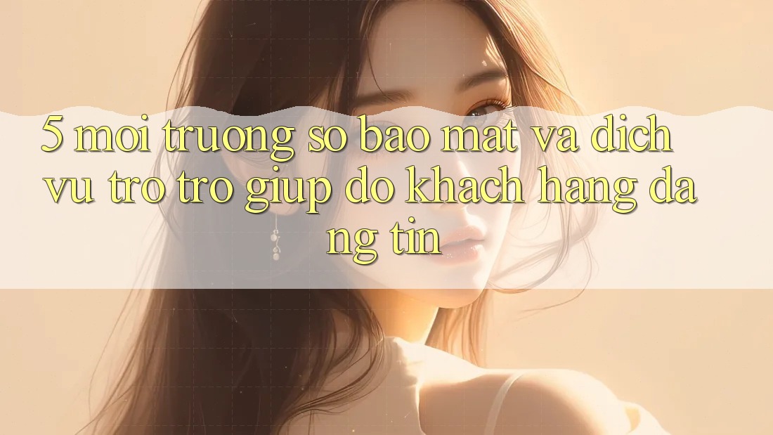 5. Môi trường số Bảo Mật Và Dịch Vụ Trợ trợ giúp đỡ Khách Hàng Đáng tin 5. Môi trường số Bảo Mật Và Dịch Vụ Trợ trợ giúp đỡ Khách Hàng Đáng tin