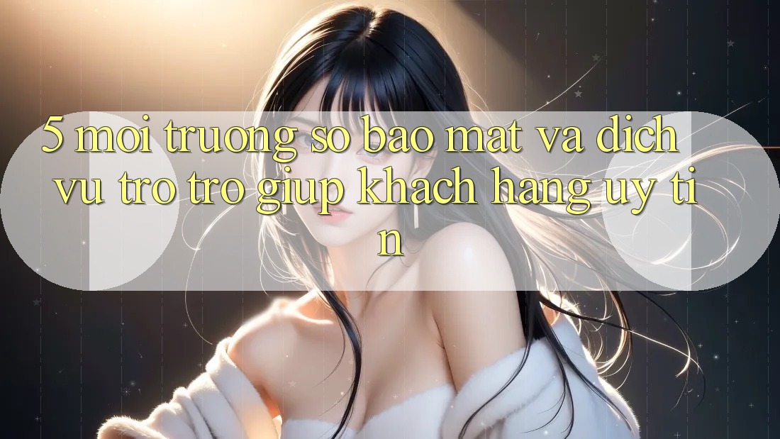 5. Môi trường số Bảo Mật Và Dịch Vụ Trợ trợ giúp Khách Hàng Uy tín