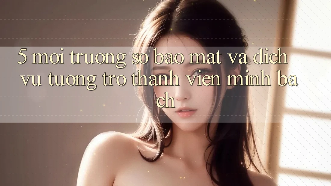 5. Môi trường số Bảo Mật Và Dịch Vụ Tương trợ Thành viên Minh bạch