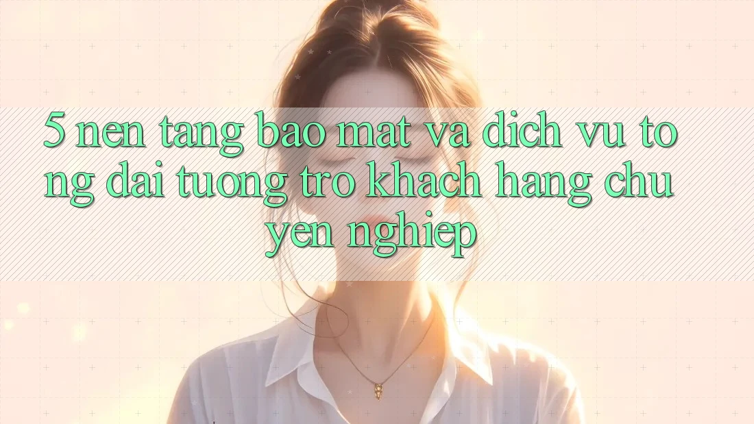5. Nền tảng Bảo Mật Và Dịch Vụ Tổng đài tương trợ Khách Hàng Chuyên Nghiệp 5. Nền tảng Bảo Mật Và Dịch Vụ Tổng đài tương trợ Khách Hàng Chuyên Nghiệp