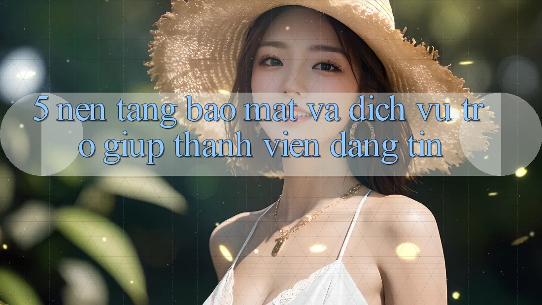 5. Nền tảng Bảo Mật Và Dịch Vụ Trợ giúp Thành viên Đáng tin 5. Nền tảng Bảo Mật Và Dịch Vụ Trợ giúp Thành viên Đáng tin