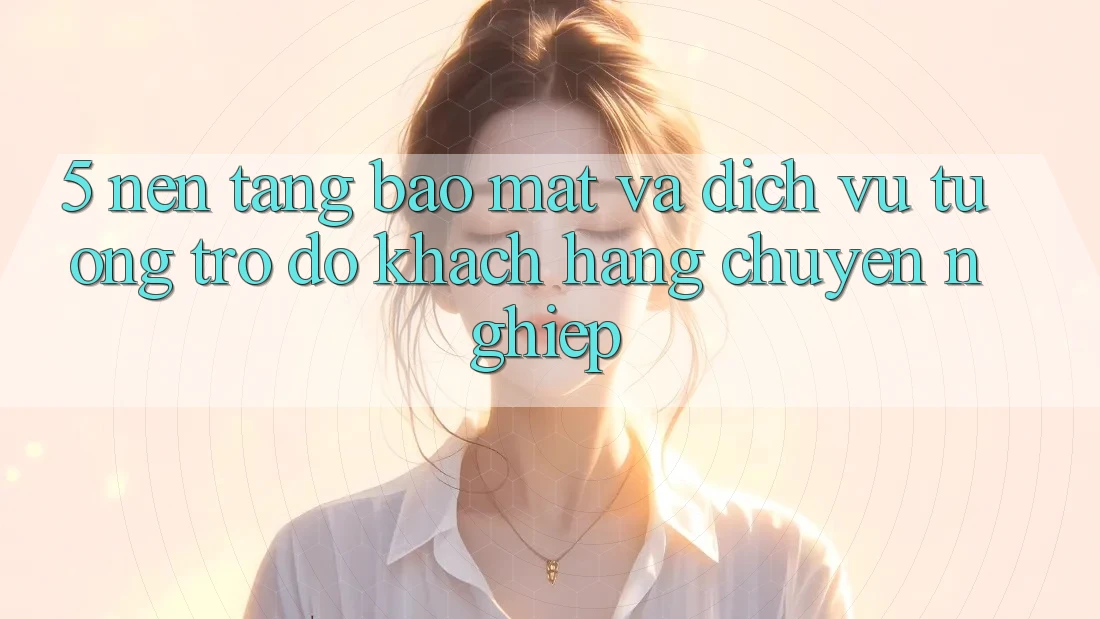 5. Nền tảng Bảo Mật Và Dịch Vụ Tương trợ đỡ Khách Hàng Chuyên Nghiệp 5. Nền tảng Bảo Mật Và Dịch Vụ Tương trợ đỡ Khách Hàng Chuyên Nghiệp