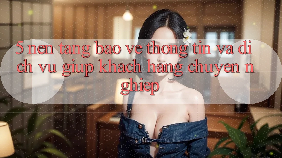5. Nền tảng Bảo vệ thông tin Và Dịch Vụ Giúp Khách Hàng Chuyên Nghiệp 5. Nền tảng Bảo vệ thông tin Và Dịch Vụ Giúp Khách Hàng Chuyên Nghiệp