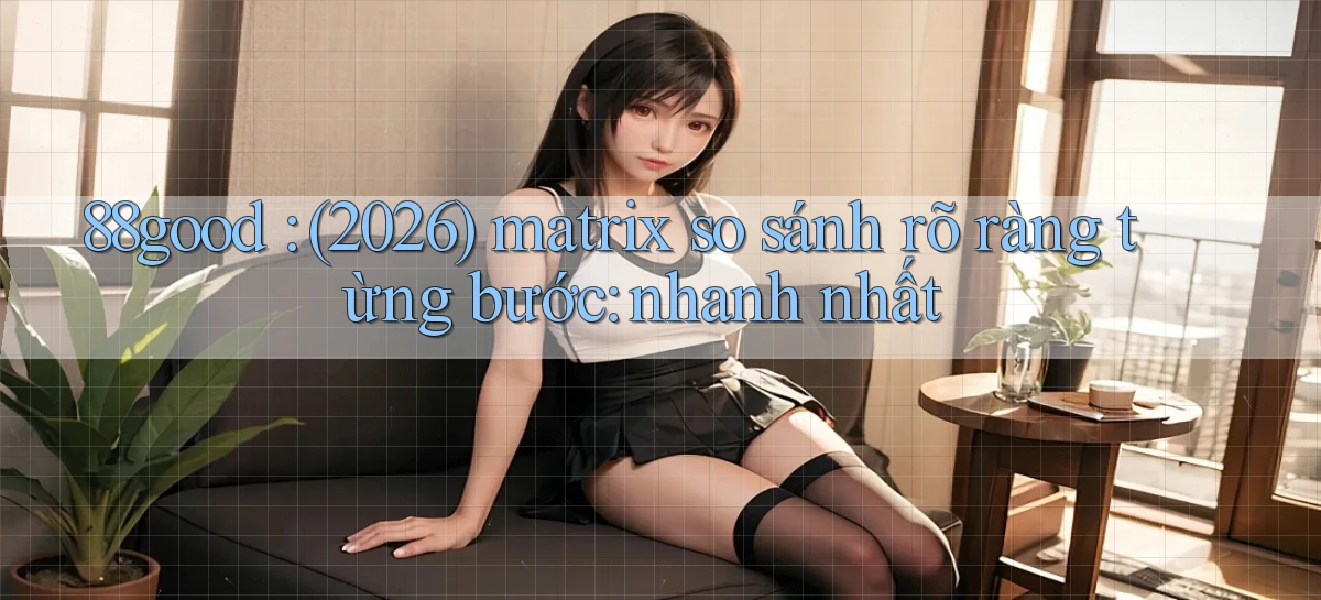 88good (2026) matrix so sánh rõ ràng từng bước nhanh nhất