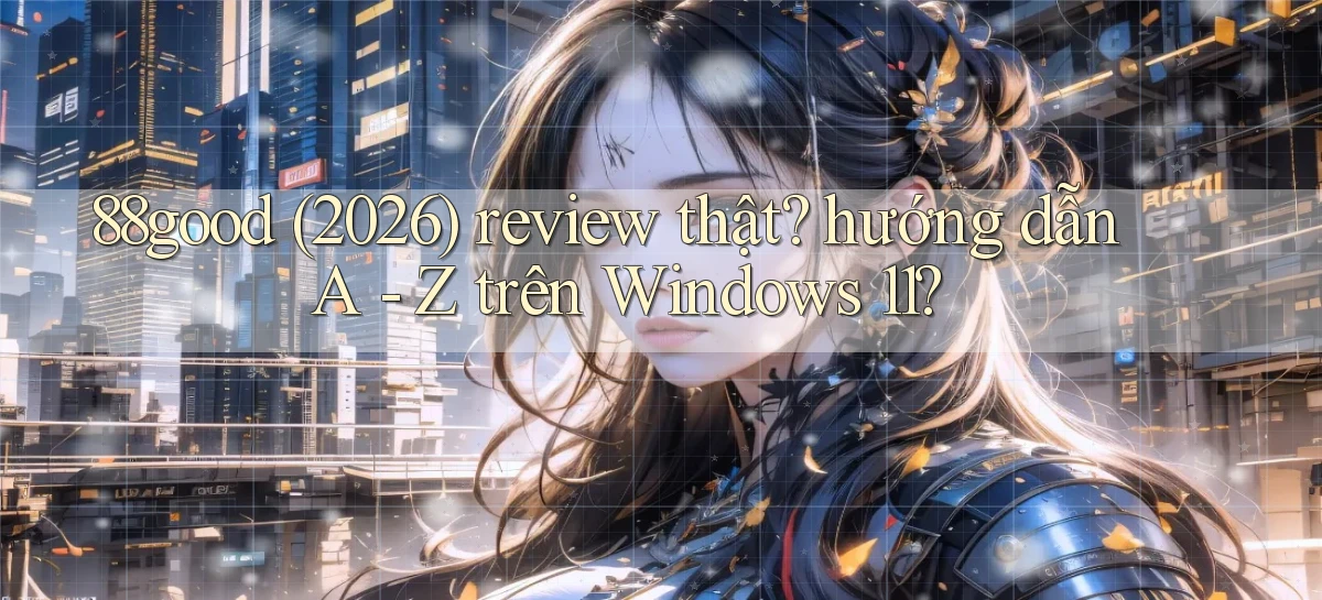 88good (2026) review thật hướng dẫn A   Z trên Windows 11