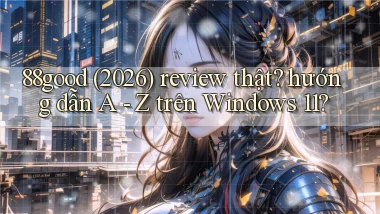 88good (2026) review thật hướng dẫn A   Z trên Windows 11