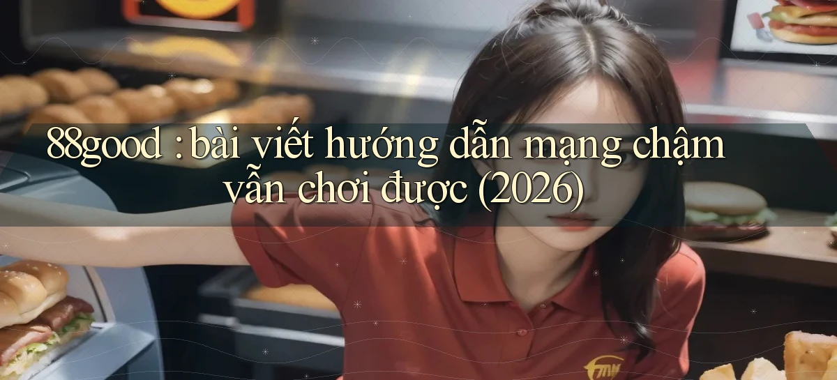88good bài viết hướng dẫn mạng chậm vẫn chơi được (2026)