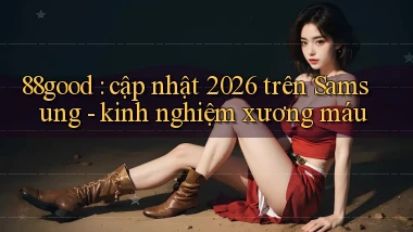 88good cập nhật 2026 trên Samsung   kinh nghiệm xương máu
