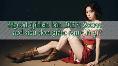 88good (phiên bản 2027) scorecard siêu đơn giản ante là gì