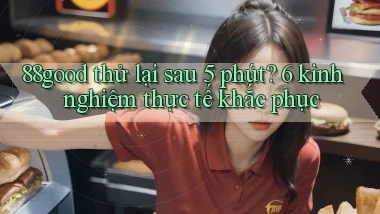 88good thử lại sau 5 phút 6 kinh nghiệm thực tế khắc phục