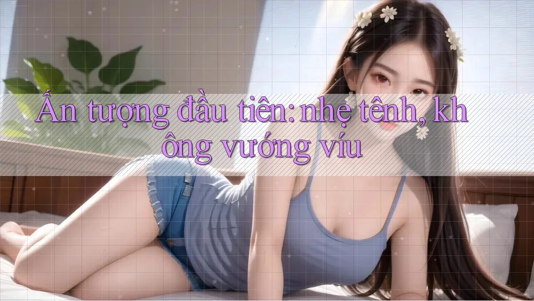Ấn tượng đầu tiên: nhẹ tênh, không vướng víu Ấn tượng đầu tiên: nhẹ tênh, không vướng víu