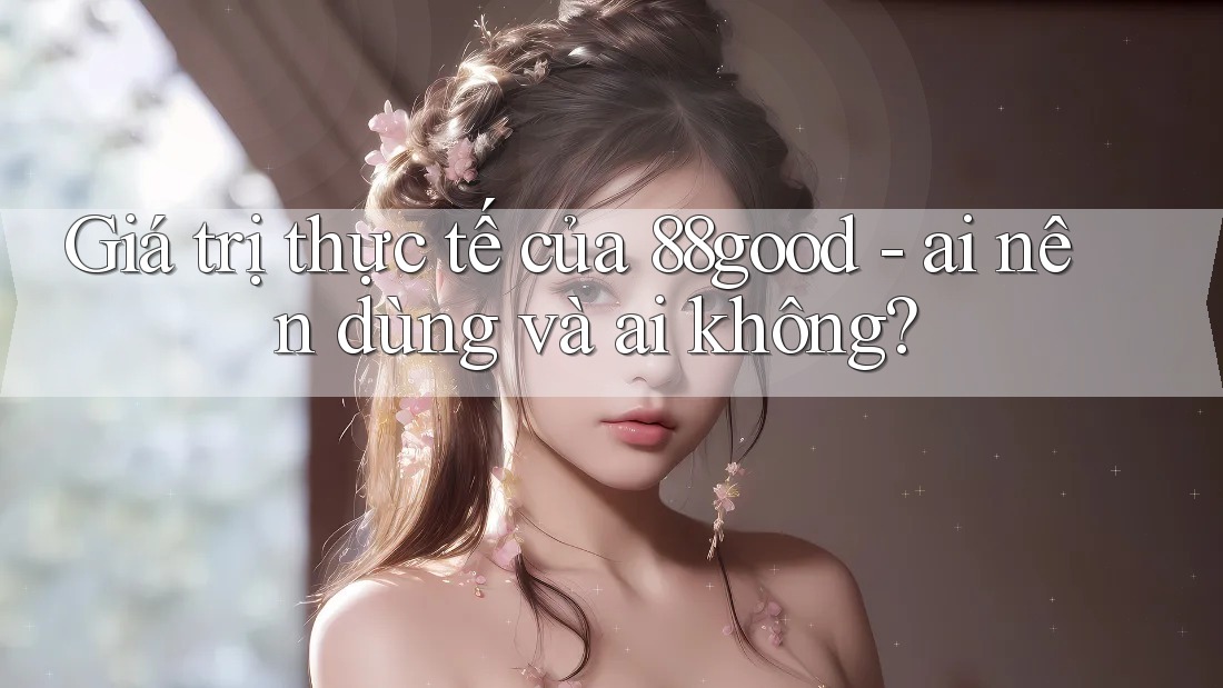 Giá trị thực tế của 88good - ai nên dùng và ai không?