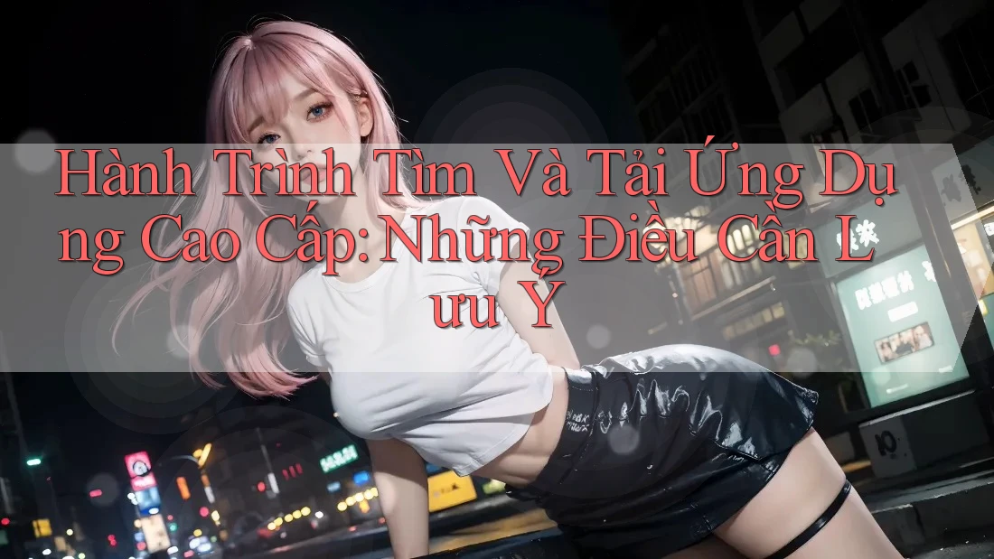 Hành Trình Tìm Và Tải Ứng Dụng Cao Cấp: Những Điều Cần Lưu Ý
