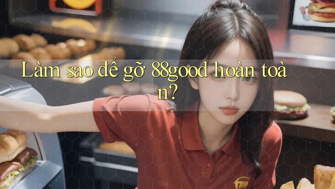 Làm sao để gỡ 88good hoàn toàn?