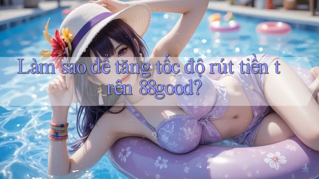 Làm sao để tăng tốc độ rút tiền trên 88good?