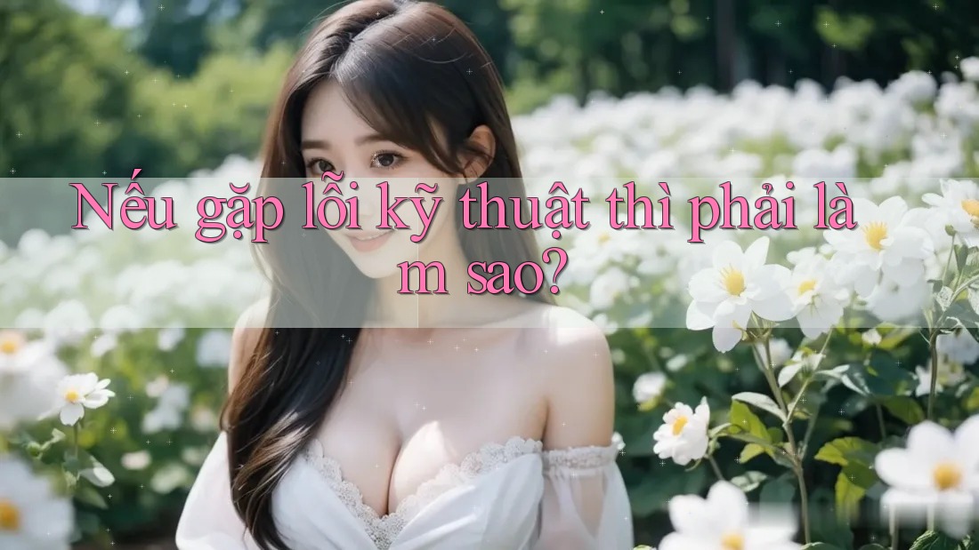 Nếu gặp lỗi kỹ thuật thì phải làm sao?