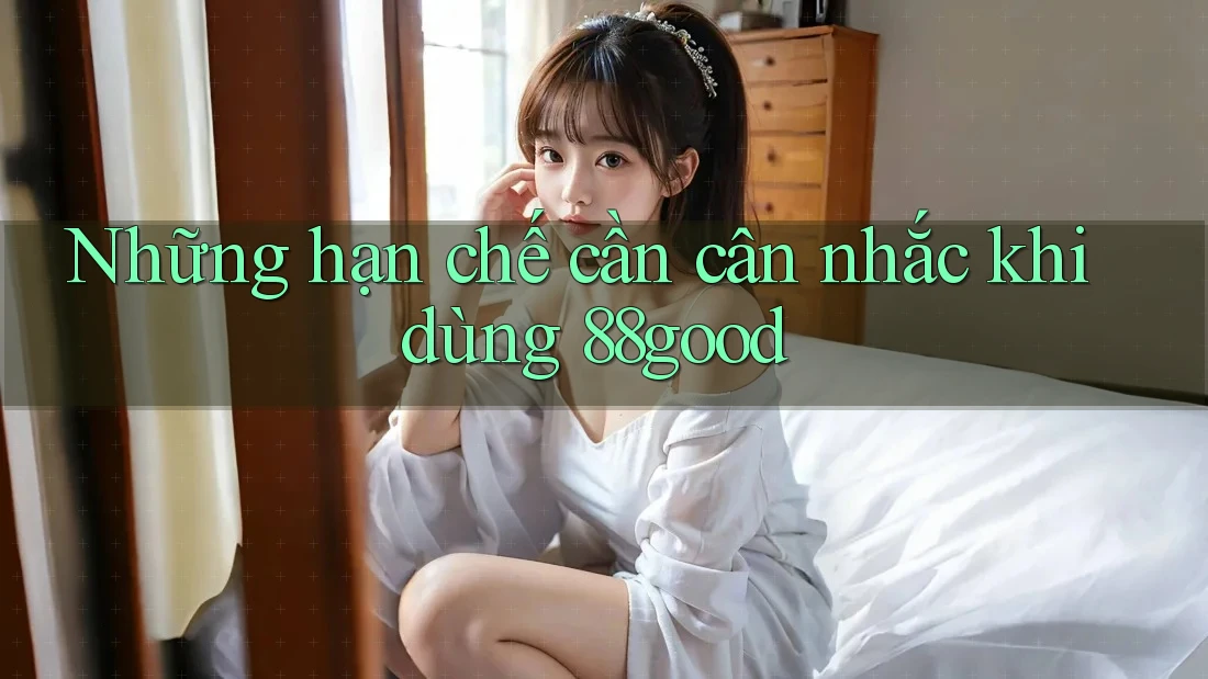 Những hạn chế cần cân nhắc khi dùng 88good