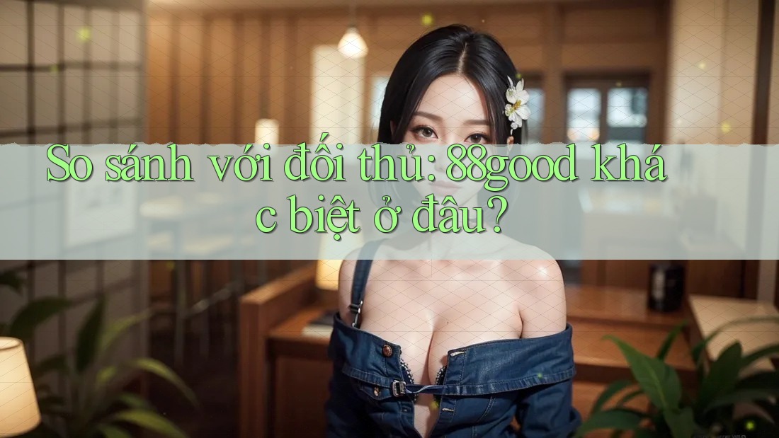 So sánh với đối thủ: 88good khác biệt ở đâu? So sánh với đối thủ: 88good khác biệt ở đâu?