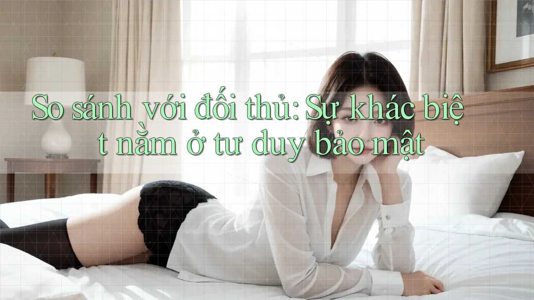 So sánh với đối thủ: Sự khác biệt nằm ở tư duy bảo mật So sánh với đối thủ: Sự khác biệt nằm ở tư duy bảo mật