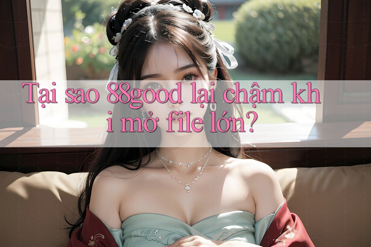 Tại sao 88good lại chậm khi mở file lớn? Tại sao 88good lại chậm khi mở file lớn?