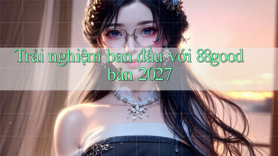 Trải nghiệm ban đầu với 88good bản 2027 Trải nghiệm ban đầu với 88good bản 2027