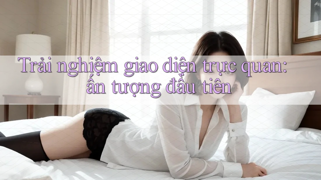 Trải nghiệm giao diện trực quan: ấn tượng đầu tiên Trải nghiệm giao diện trực quan: ấn tượng đầu tiên